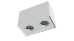 Ceiling spotlight fixture SPOT KALA 2x square white